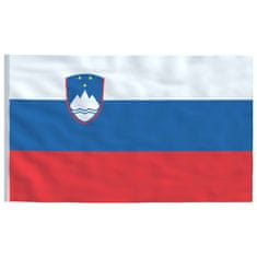 Vidaxl Zastava Slovenije in aluminijast zastavni drog 6 m