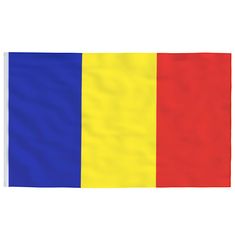 Vidaxl Zastava Romunije in aluminijast zastavni drog 4 m
