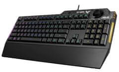 ASUS TUF Gaming K1 tipkovnica, RGB, USB, UK SLO g.