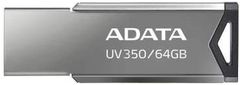 A-Data UV350 USB spominski ključ, 64 GB, srebrn