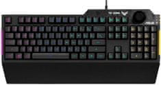 TUF Gaming K1 gamerska tipkovnica, USB, RGB (90MP01X0-BKUA00)