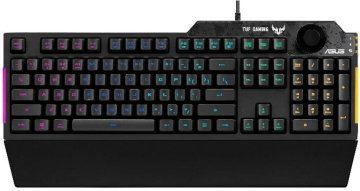 ASUS TUF Gaming K1 gamerska tipkovnica, USB, RGB (90MP01X0-BKUA00)