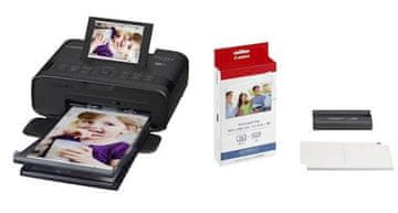 Canon CP1300 Selphy prenosni foto tiskalnik, črn + papir KP-36IP