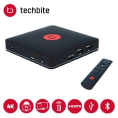 Techbite Flix box Android TV box multimetijski predvajalnik 8GB/2GB Android 9.0, EON, NEO, glasovno upravljanje