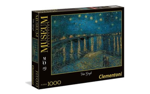  Clementoni 39344 Van Gogh: Starry Night Over The Rhone sestavljanka, 1000 kosov 