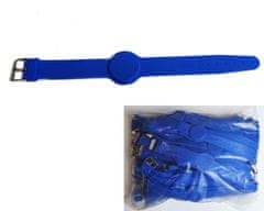MIFARE® 25 kos Silikonskih zapestnic v obliki ure z RFID čipom MIFARE® Classic EV1 1K - Modre barve