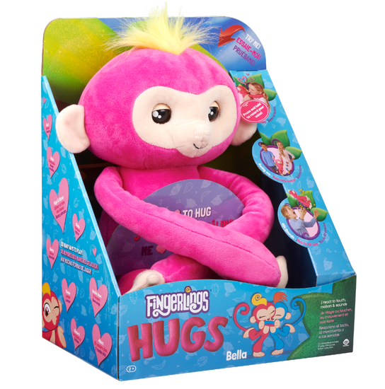Fingerlings Hugs opica, roza 3532