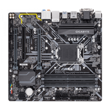 Gigabyte B365M D3H osnovna plošča, LGA1151, DDR4, mATX