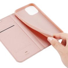 Dux Ducis Skin Pro knjižni usnjeni ovitek za iPhone 12 / 12 Pro, roza