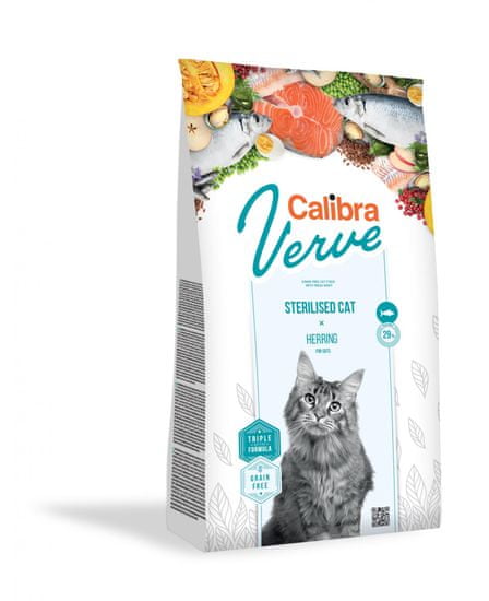 Calibra Sterilised suha hrana za mačke, slanik, brez žit, 750 g
