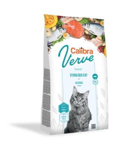  Calibra-Verve Sterilised suha hrana za sterilizirane mačke, s slanikom, brez žit, 750 g