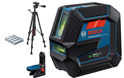 BOSCH Professional kombinirani laser GCL 2-50 G + RM 10 + BT 150