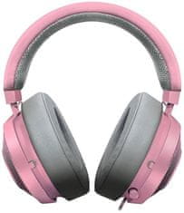 Razer Kraken gaming slušalke, roza