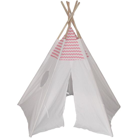 Enero Otroški šotor Teepee PINK, dimenzije 106 x 106 x 150 cm T-208