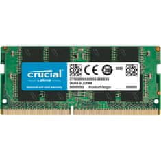 Crucial pomnilnik (RAM), 16 GB, DDR4, 2666 MT/s, CL19, SODIMM (CT16G4SFRA266)