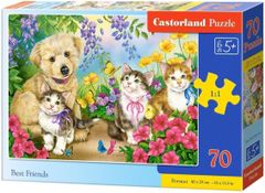 Castorland Puzzle Najboljši prijatelji 70 kosov