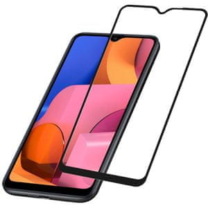  Cellularline zaščitno kaljeno steklo za Samsung Galaxy A20s, črno 