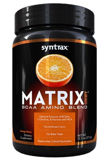 Syntrax Matrix Amino aminokisline, pomaranča, 370 g
