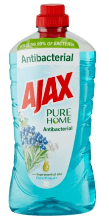 AJAX Pure Home Elderflower antibakterijsko čistilo (žajbelj in bezeg), 1 L
