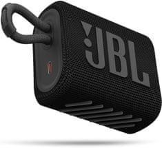JBL brezžični zvočnik GO 3, črni