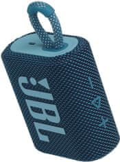 JBL brezžični zvočnik GO 3, moder