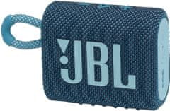 JBL brezžični zvočnik GO 3, moder