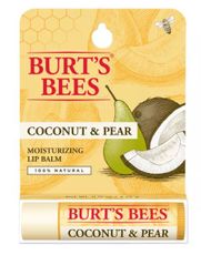 Burt's Bees vlažilni balzam za ustnice s kokosom in hruško, v blister embalaži
