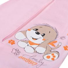 NEW BABY Doggy Pink spalna vreča za dojenčke - 62 (3-6m)