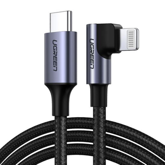 Ugreen MFi USB-C na Lightning kotni kabel, 1.5 m - odprta embalaža
