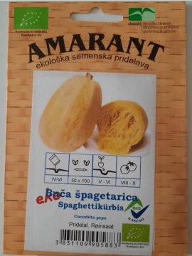 Amarant Buča špagetarica, ekološko seme