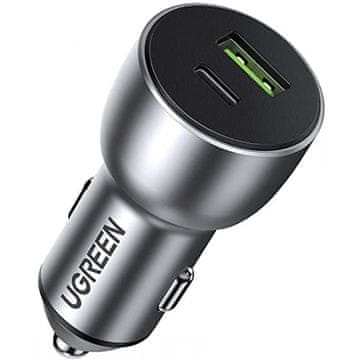 Ugreen avtopolnilec, USB-A, USB-C, 36 W