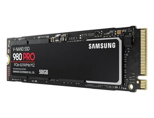 Samsung 980 Pro SSD disk, 500 GB, M.2, PCI-e 4.0 x4 NVMe