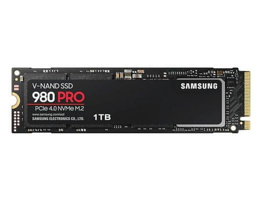 Samsung 980 Pro SSD disk, 1 TB, M.2, PCI-e 4.0 x4 NVMe