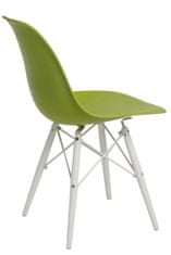 Fernity P016W PP stol zeleno / bel