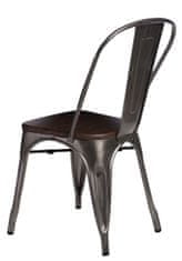 Fernity Kovinski stol Paris Wood. orehov bor