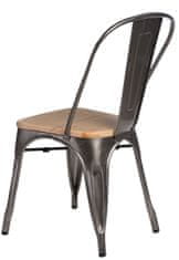 Fernity Kovinski stol Paris Wood. naravni bor