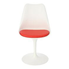 Fernity Tulip Basic belo / rdeč stol za blazino