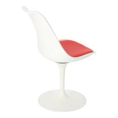 Fernity Tulip Basic belo / rdeč stol za blazino