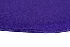 Fernity Okrogla vijolična blazina za stol