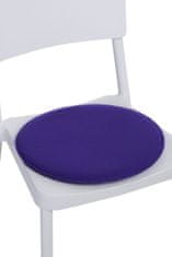 Fernity Okrogla vijolična blazina za stol