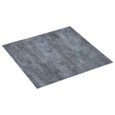 Vidaxl Samolepilne talne plošče 20 kosov PVC 1,86 m2 siv marmor