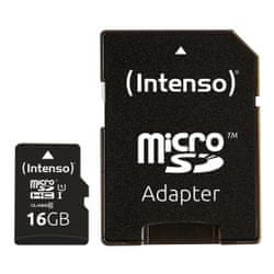 Intenso Premium Micro SDXC spominska kartica, 16 GB, 45 MB/s, UHS-I