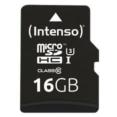 Intenso Pro Micro SDXC spominska kartica, 16 GB, 90 MB/s, UHS-I + SD adapter