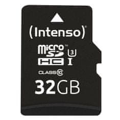 Intenso Pro Micro SDXC spominska kartica, 32 GB, 90 MB/s +SD adapter
