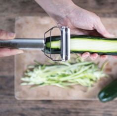 Netscroll Vrhunski lupilec in rezalnik zelenjave in sadja + GRATIS e-knjiga z recepti, odličen za izdelavo zdravih zelenjavnih rezancev ali špagetov, Vegistar