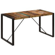 Vidaxl Jedilna miza 140x70x75 cm trden predelan les