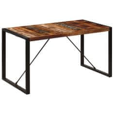 Vidaxl Jedilna miza 140x70x75 cm trden predelan les