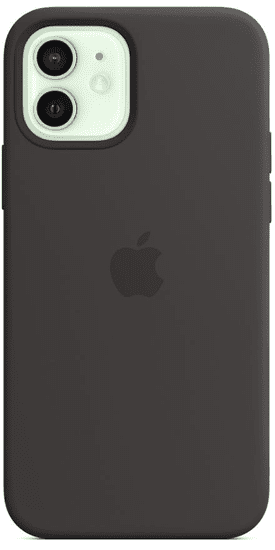 Apple iPhone 12/12 Pro Silicone Case ovitek, z MagSafe, Black
