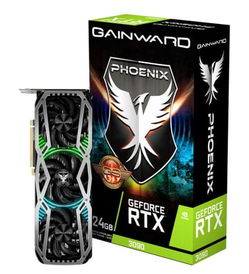 Gainward Phoenix GS GeForce RTX 3090 grafična kartica, 24 GB GDDR6X | komponentko gaming