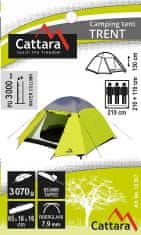 Cattara TRENT dvojni šotor za 3 osebe 210 x 110 x 210 cm